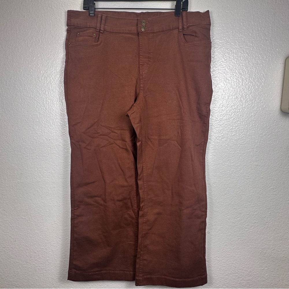 D&Co Chic Brown Cropped Trousers